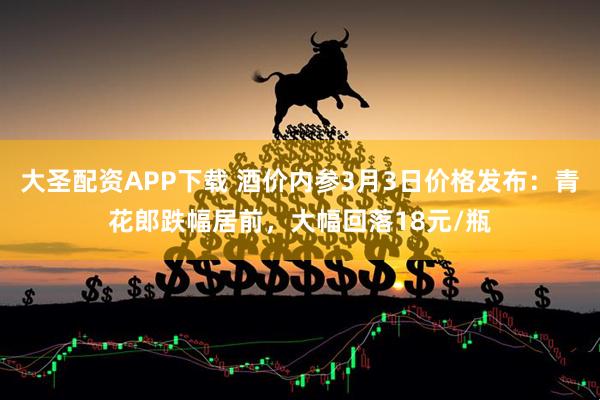 大圣配资APP下载 酒价内参3月3日价格发布：青花郎跌幅居前，大幅回落18元/瓶